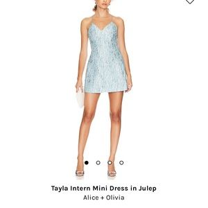 Alice & Olivia Tayla Intern Mini Dress in Julep